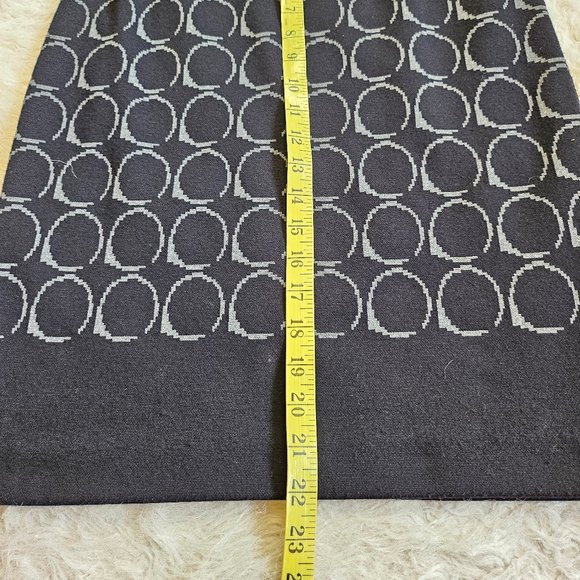 Trisisto Femme Women's Black Bubble Pattern Pull-On Pencil Skirt Size S - Picture 5 of 8